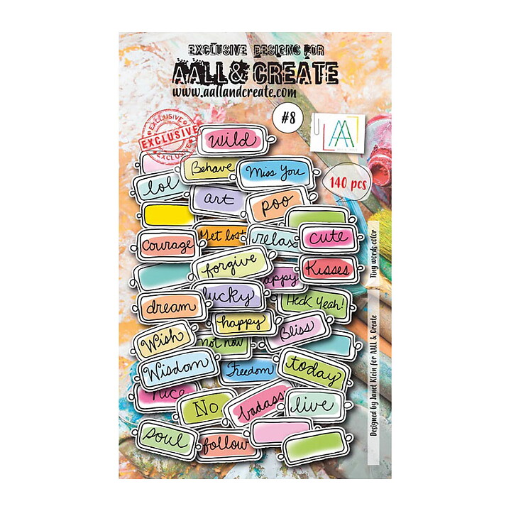 Aall And Create - Tiny Words Colour Die-Cuts