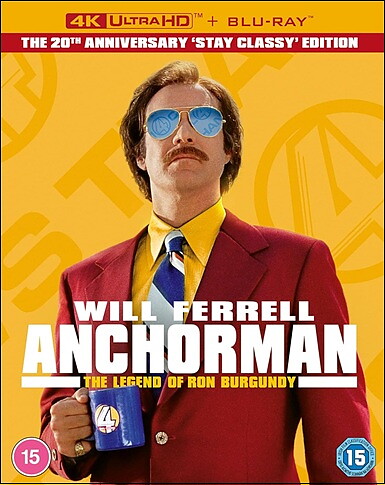 Anchorman: The Legend Of Ron Burgundy - 20th Anniversary Stay Classy Edition (BLU-RAY 4K ULTRA HD + BLU-RAY)