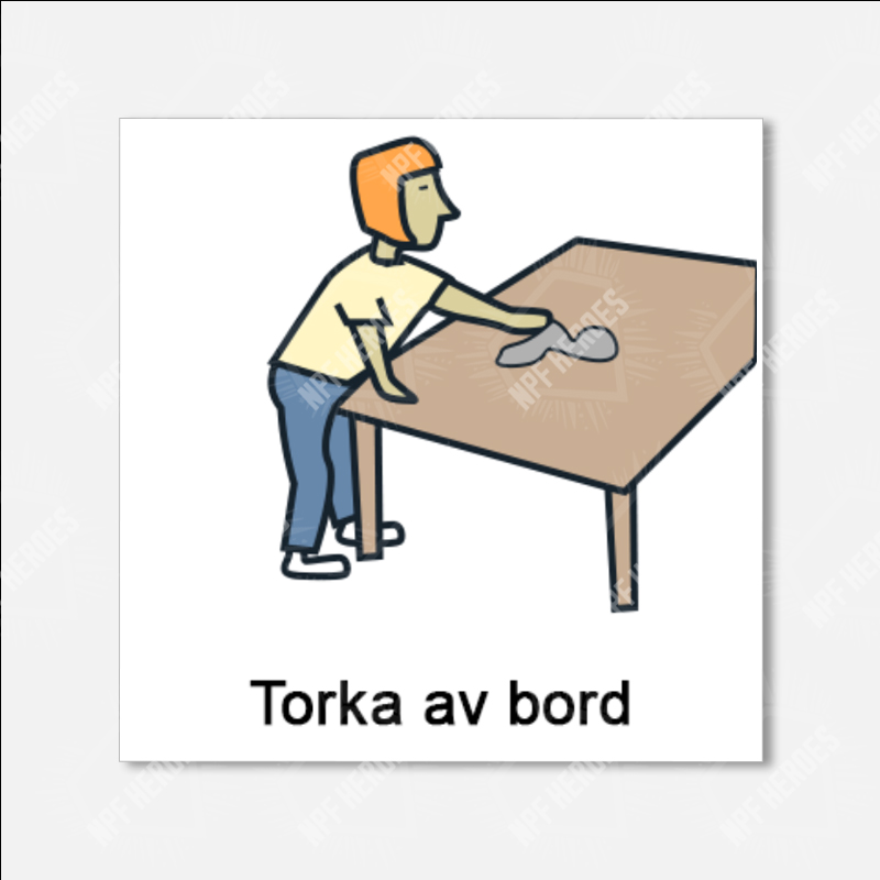 Städa toaletten