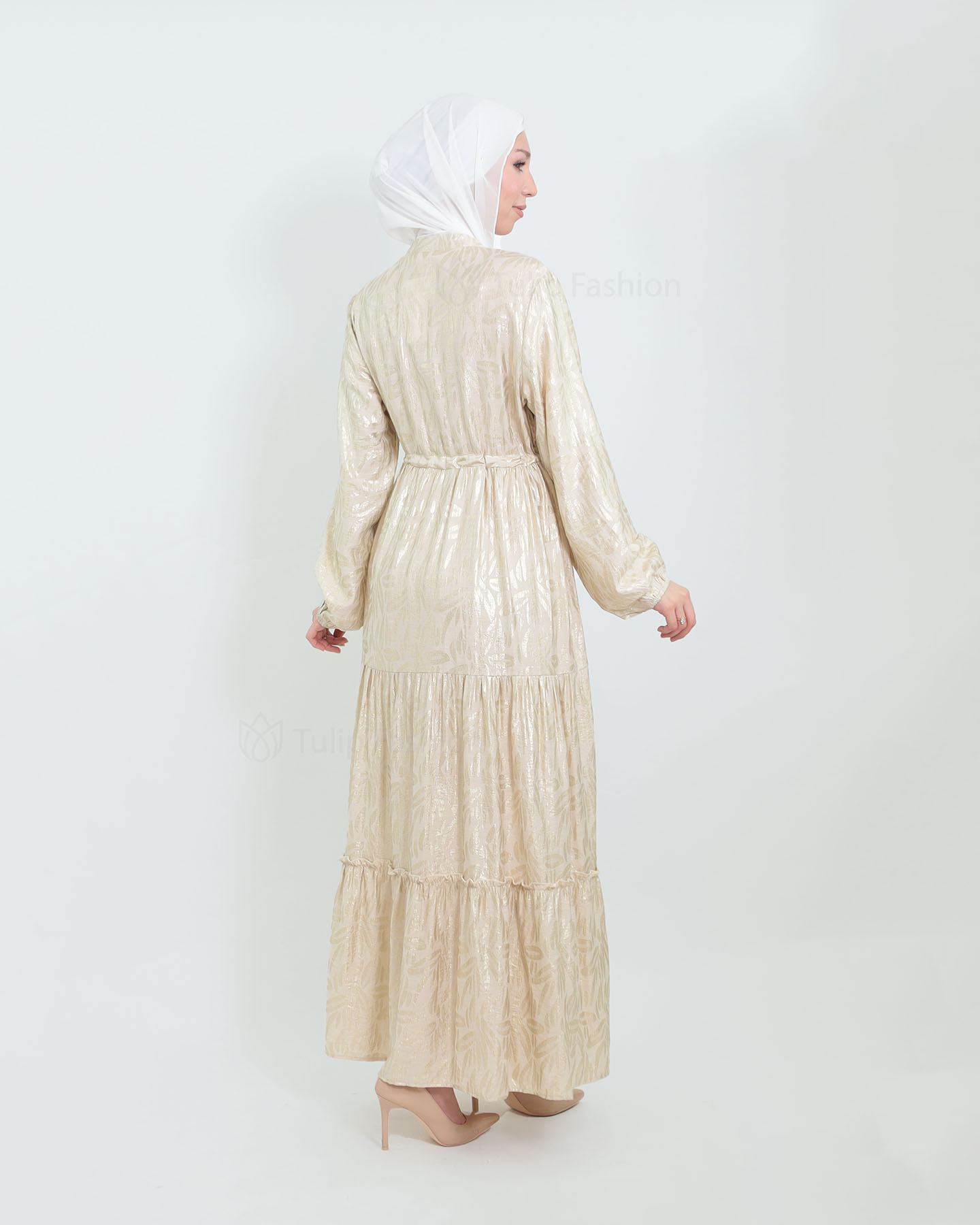 Vardagsklänning - Beige - 5