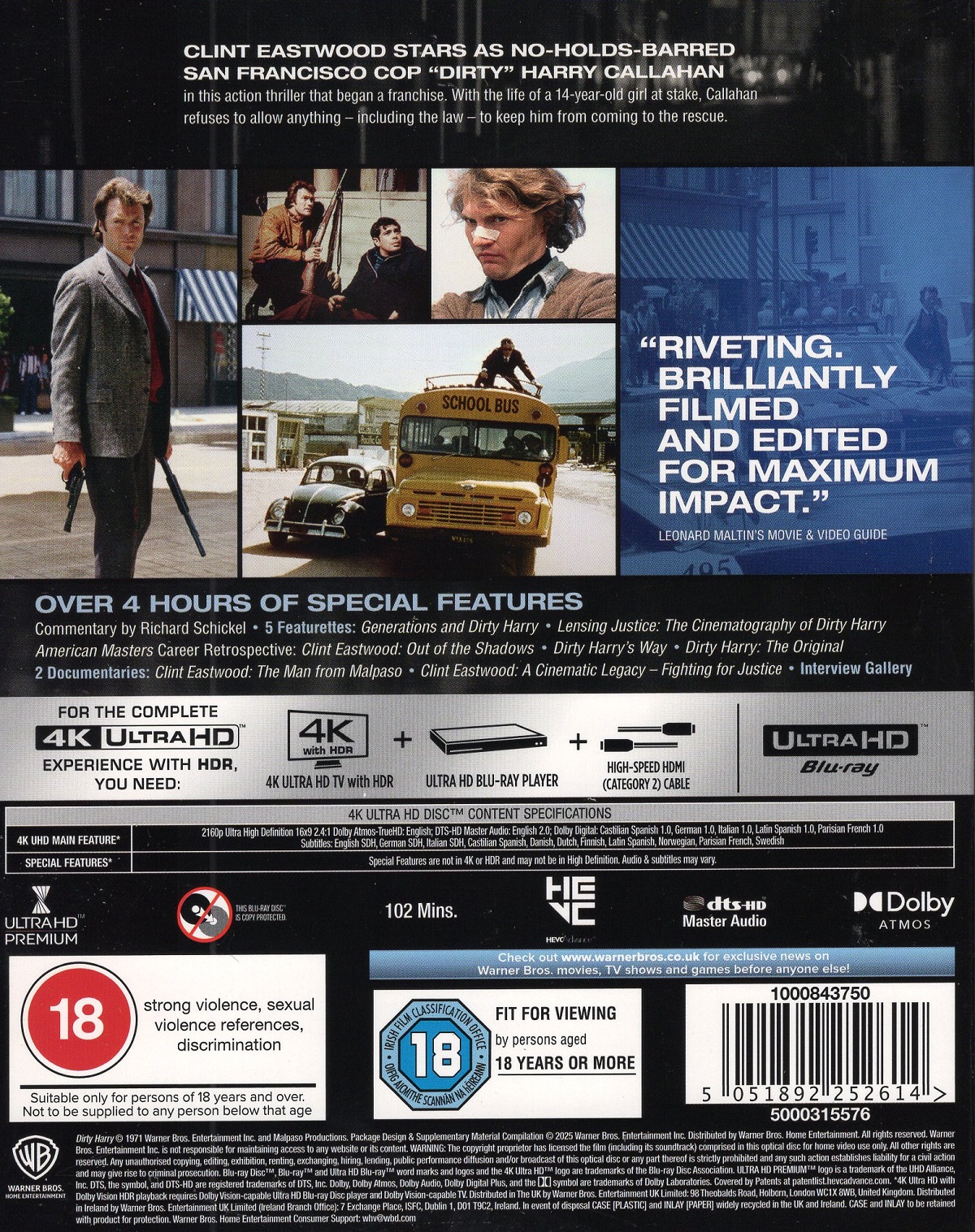 Dirty Harry (4K UItra HD) - 2