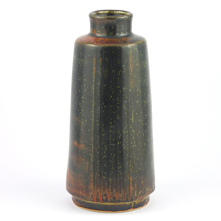 カールハリー・スタルハーネ  茶色のベース  六角形  20cm  1960年代