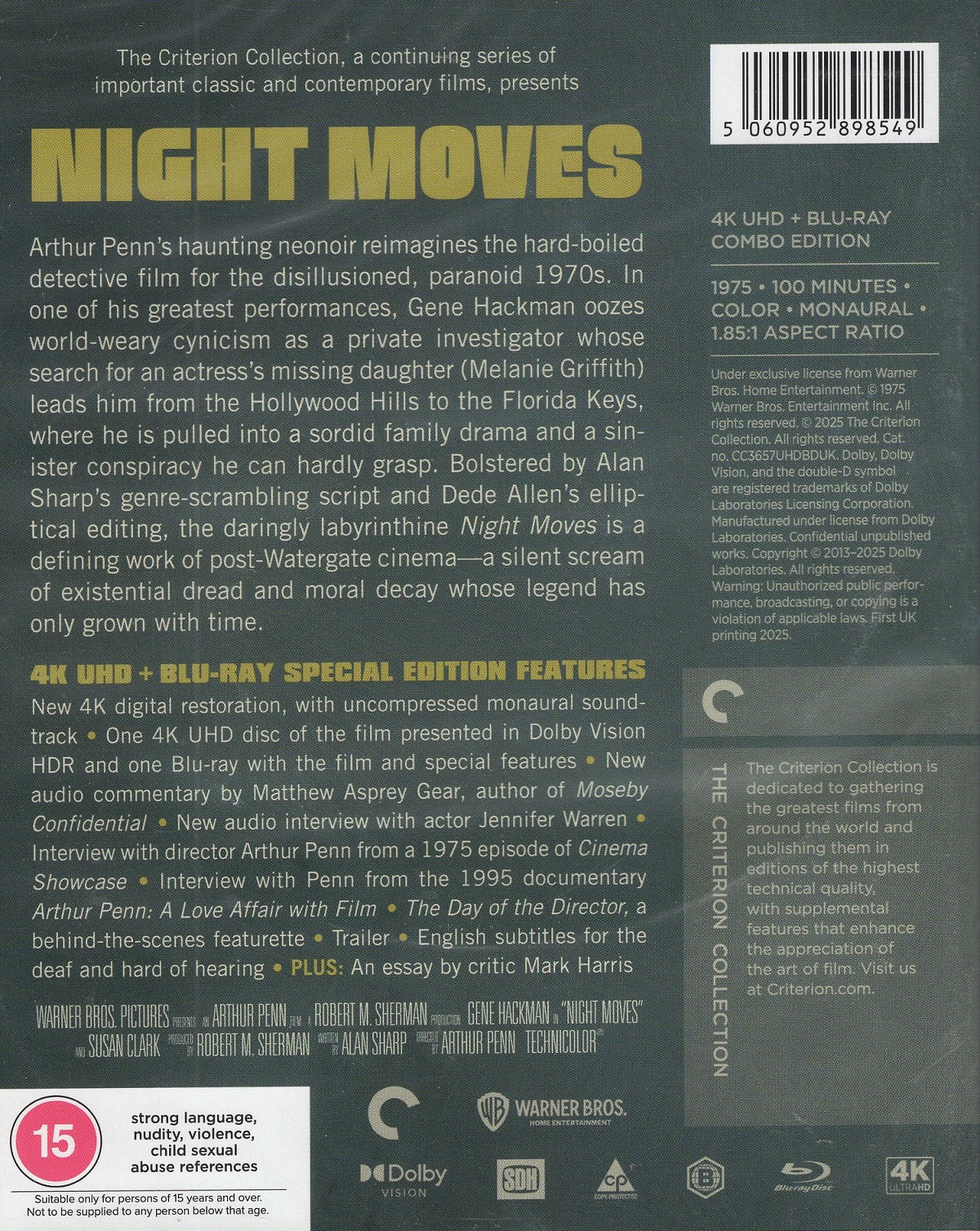 Night Moves (Criterion Collection) (ej svensk text) (4K Ultra HD + Blu-ray) - 2