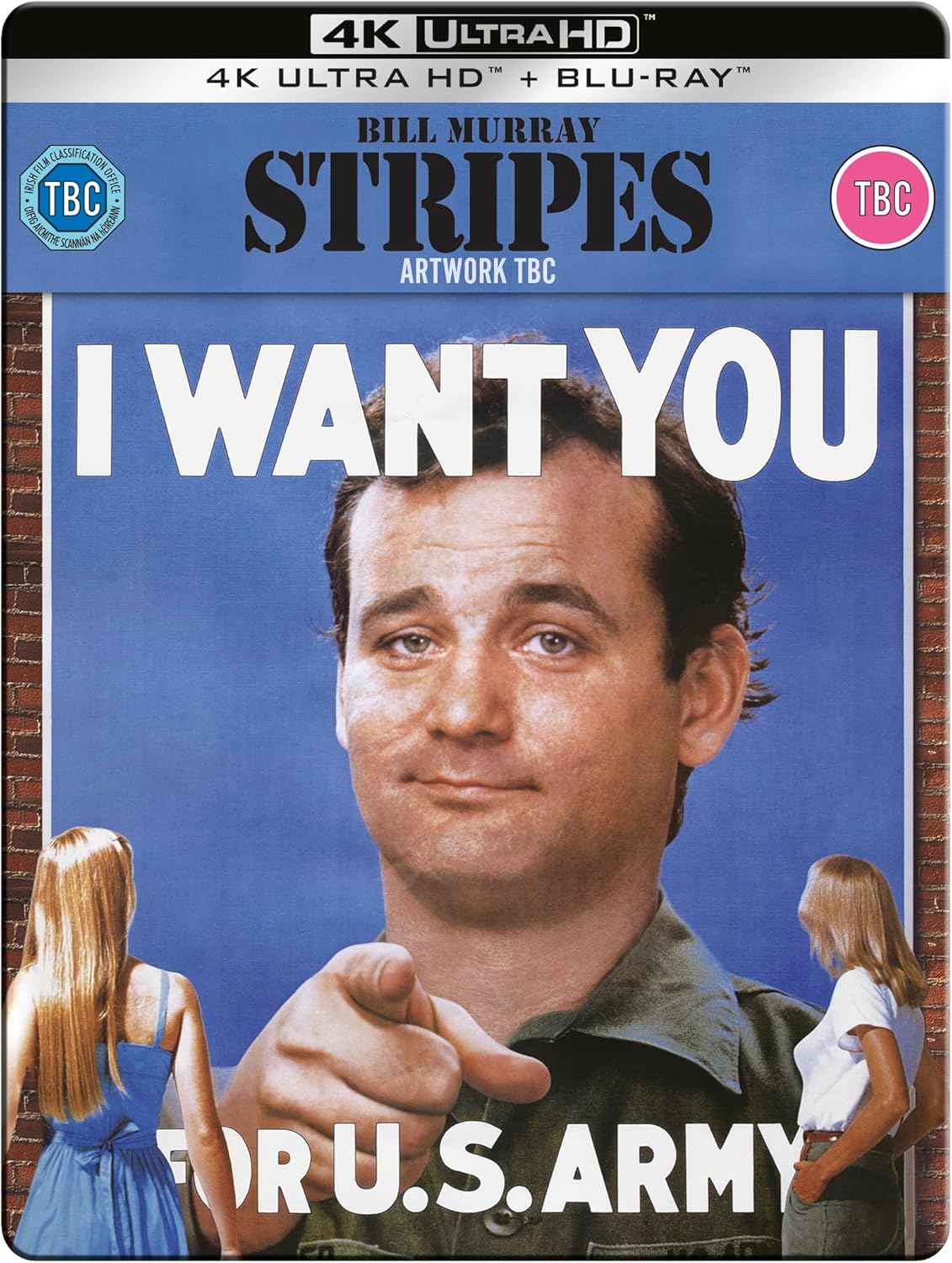 Stripes (Limited Edition Steelbook) (ej svensk text) (4K Ultra HD + Blu-ray)