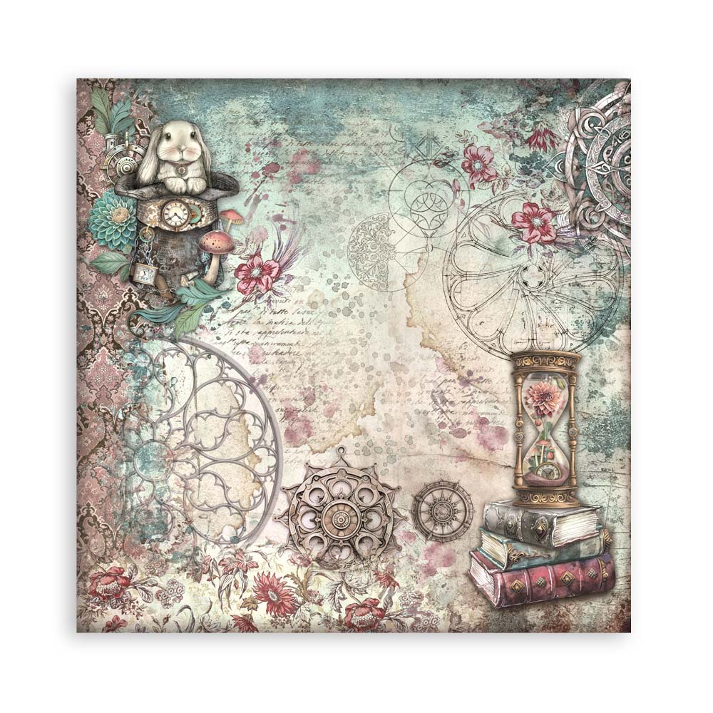 Scrapbooking Pad 22 sheets cm 20,3X20,3 (8"X8") Single Face Master of Magic - 29