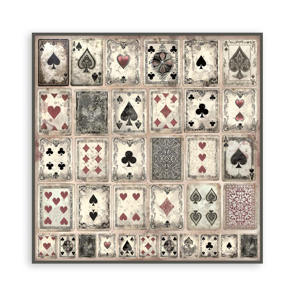 Scrapbooking Pad 22 sheets cm 20,3X20,3 (8"X8") Single Face Master of Magic - 13