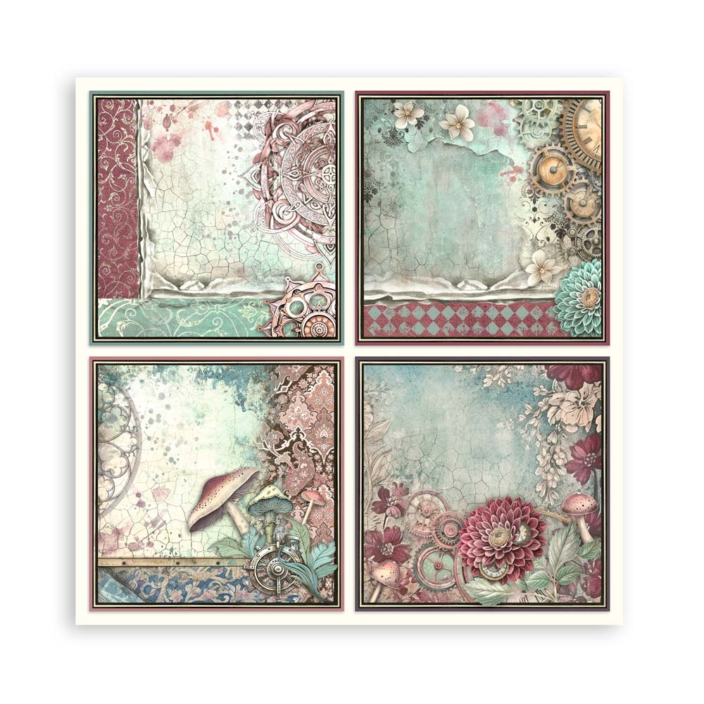 Scrapbooking Pad 22 sheets cm 20,3X20,3 (8"X8") Single Face Master of Magic - 41