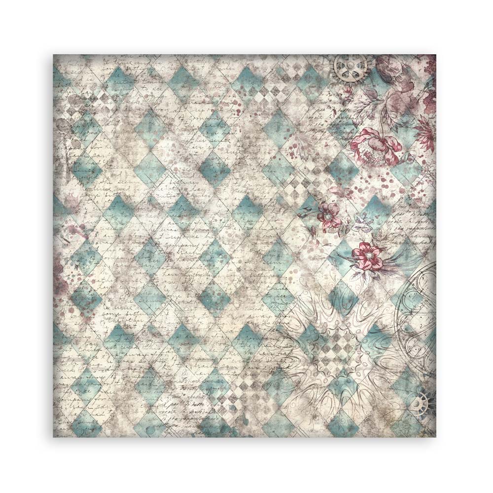 Scrapbooking Pad 22 sheets cm 20,3X20,3 (8"X8") Single Face Master of Magic - 32