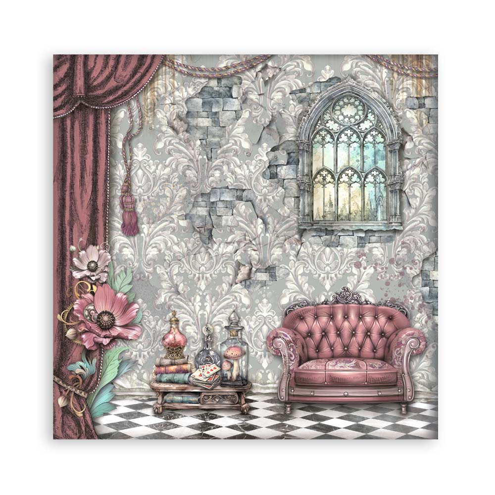 Scrapbooking Pad 22 sheets cm 20,3X20,3 (8"X8") Single Face Master of Magic - 26