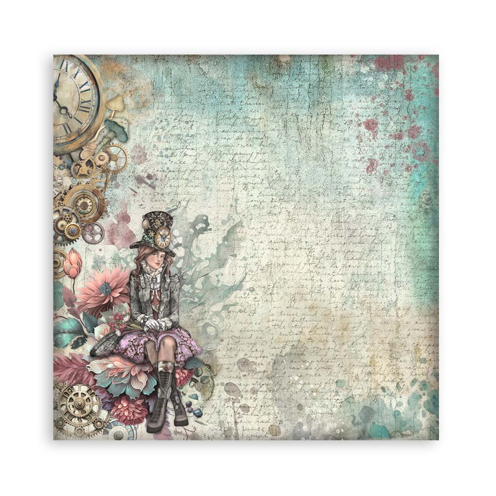 Scrapbooking Pad 22 sheets cm 20,3X20,3 (8"X8") Single Face Master of Magic - 17