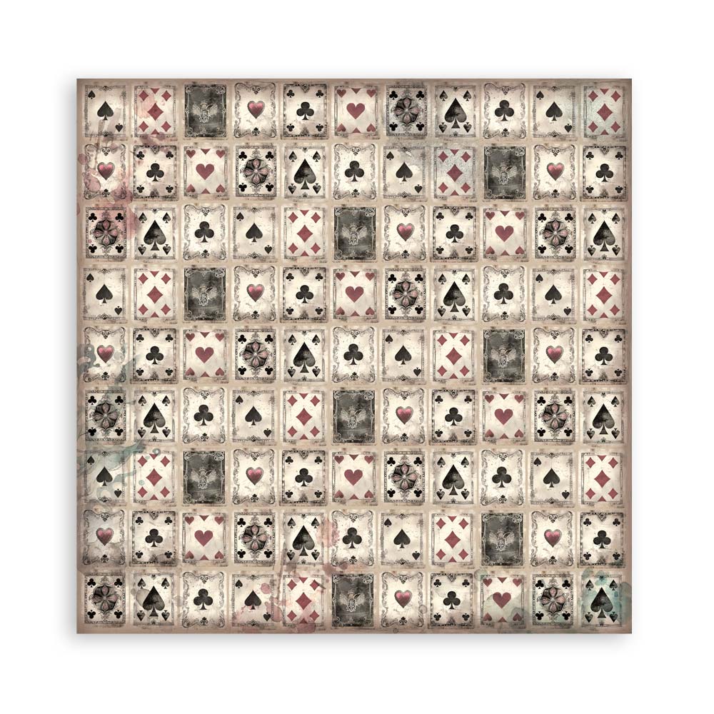 Scrapbooking Pad 22 sheets cm 20,3X20,3 (8"X8") Single Face Master of Magic - 36