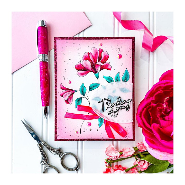 Pinkfresh Studio Stencils - Amazing things 5 Pack