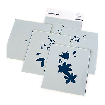 Pinkfresh Studio Stencil - Delighted For You 5 Pack