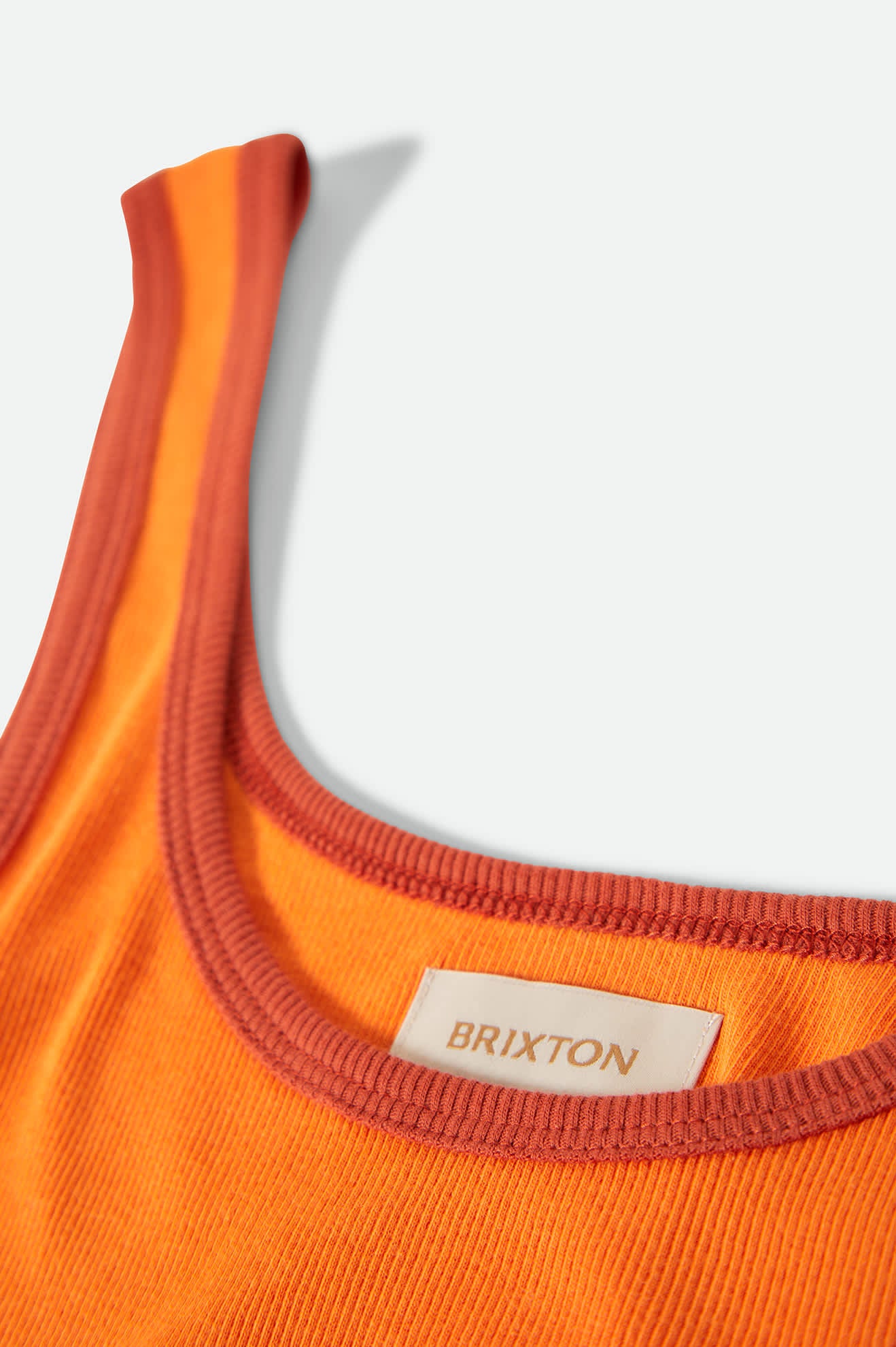 Ringer tank top i 70-talsfärger orange - 6