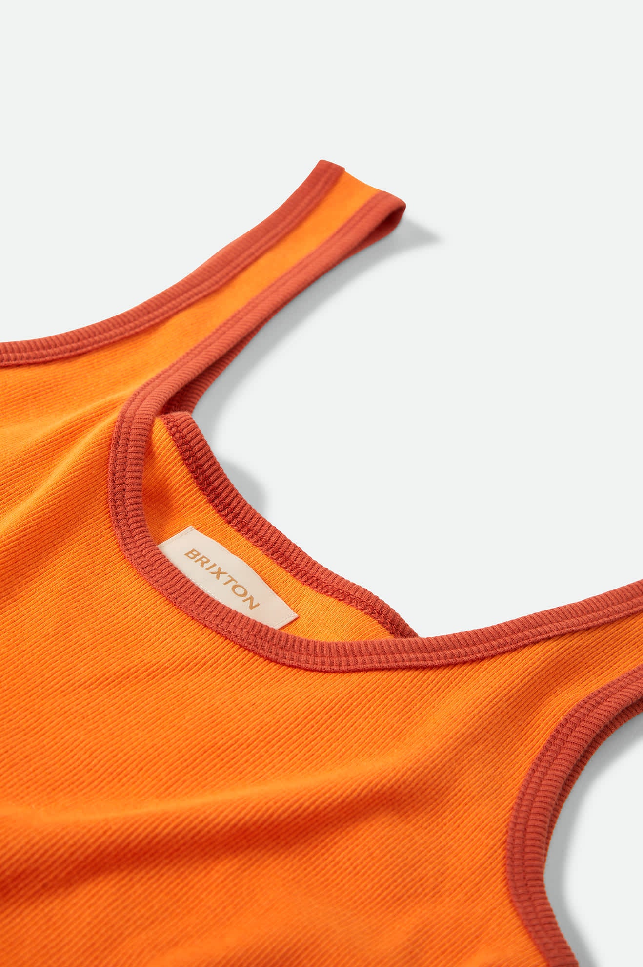 Ringer tank top i 70-talsfärger orange - 7