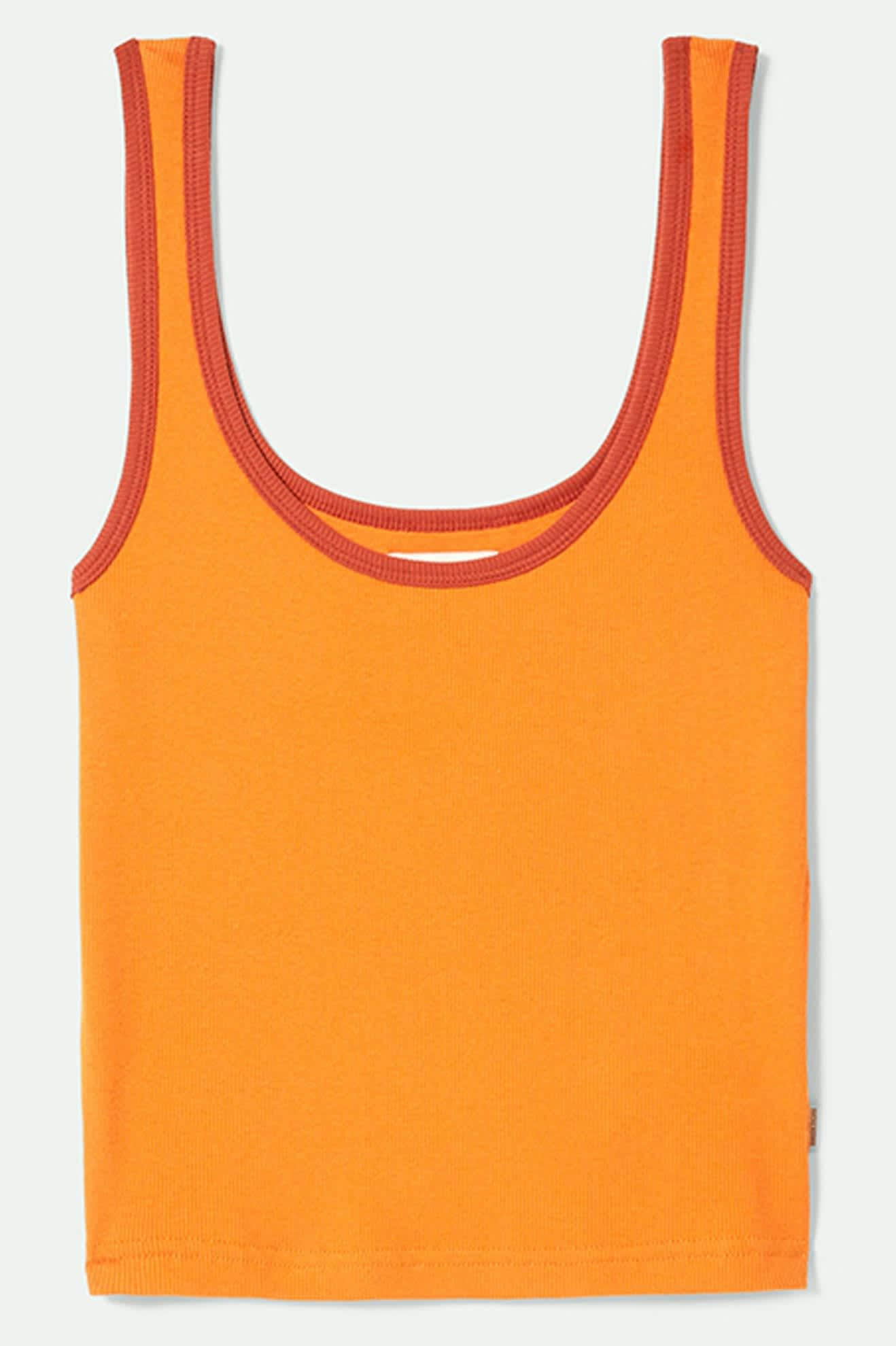 Ringer tank top i 70-talsfärger orange - 5
