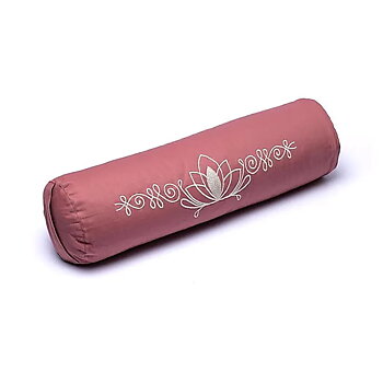 Meditationsbolster gammelrosa lotus ekologisk bomull (OCS)