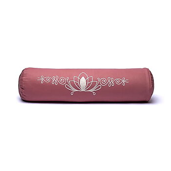 Meditationsbolster gammelrosa lotus ekologisk bomull (OCS)