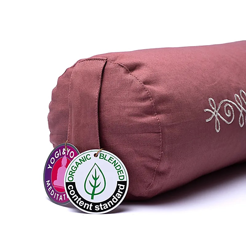 Meditationsbolster gammelrosa lotus ekologisk bomull (OCS) - 3