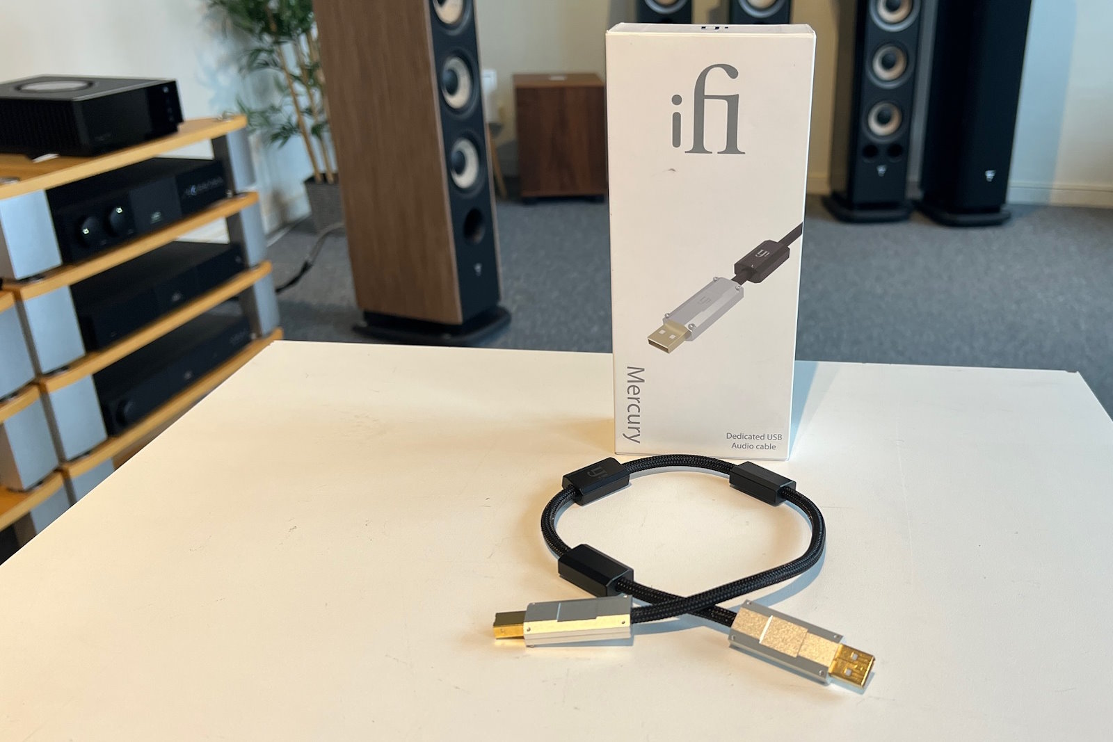 iFi Mercury USB kabel - 50 cm - Beg