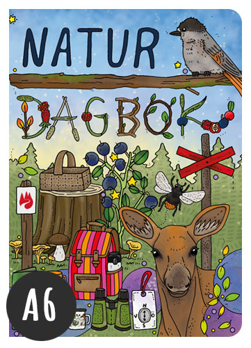 A6 Anteckningsbok Naturdagbok