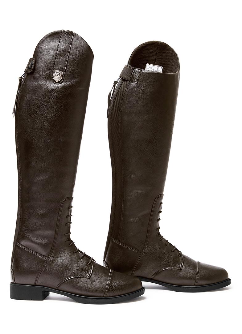 Mountain Horse Veganza Ratsastussaappaat Vegaanisesta Nahasta - Junior Regular/Wide - Ruskea