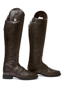 Mountain Horse Veganza Reitstiefel aus veganem Leder - Junior Regular/Wide - Braun