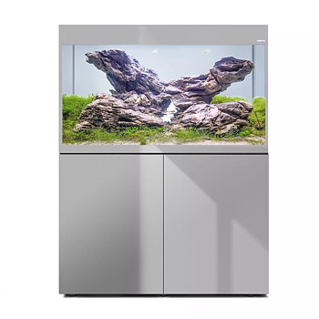 Aquael Glossy ST 100 Paket Grå LxBxH: 100x40x135 cm, 215 liter