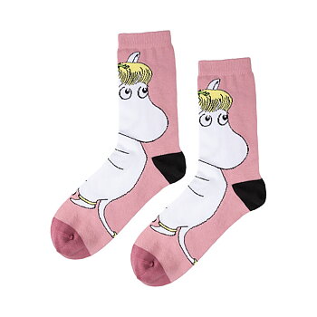 Mumin strumpor 39-41 - Snorkfröken, rosa