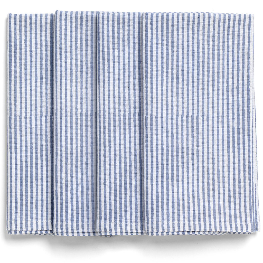 TYGSERVETT STRIPE CORNFLOWER