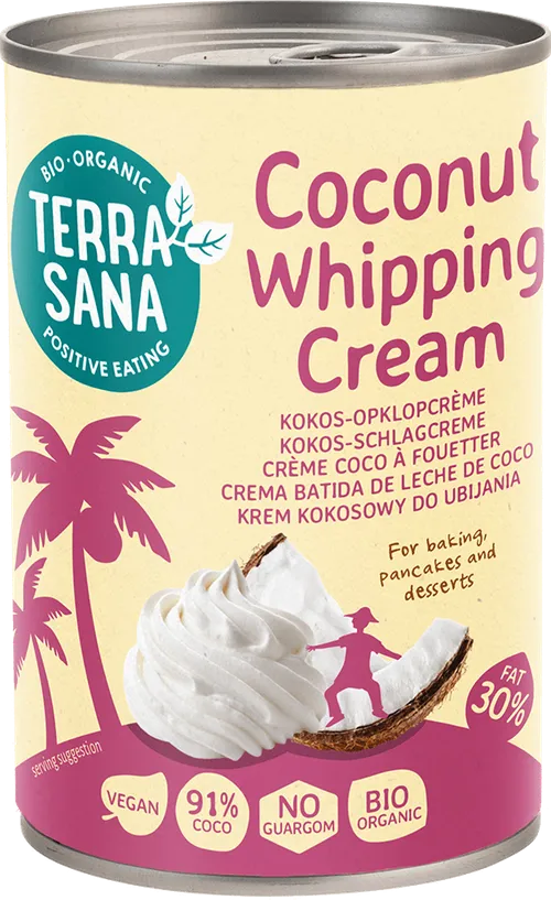 Kokosgrädde Visp 400ml Terra Eko
