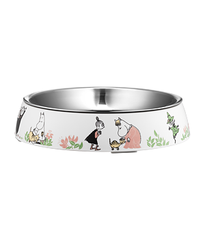 Mumin matskål husdjur - vit