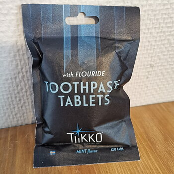 Tjikko Tandkrämstabletter med fluor 120 st
