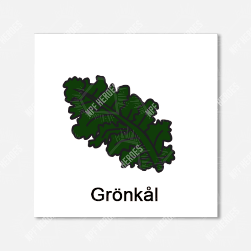 Bildstödsbilder Grönsaker, 3x3 cm - 21