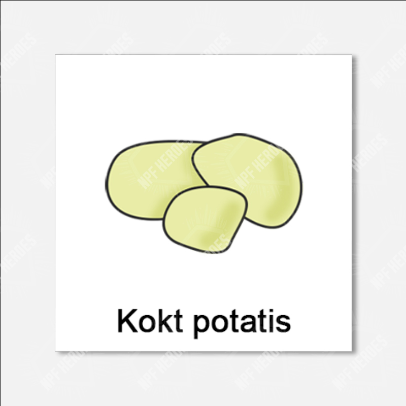 Kokt potatis