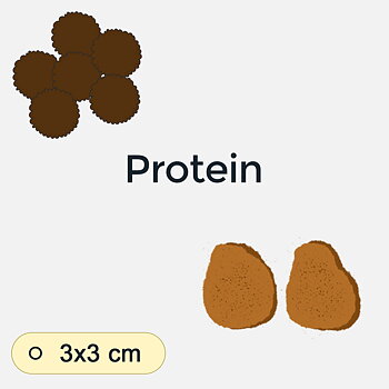 Bildstödsbilder Protein, 3x3 cm
