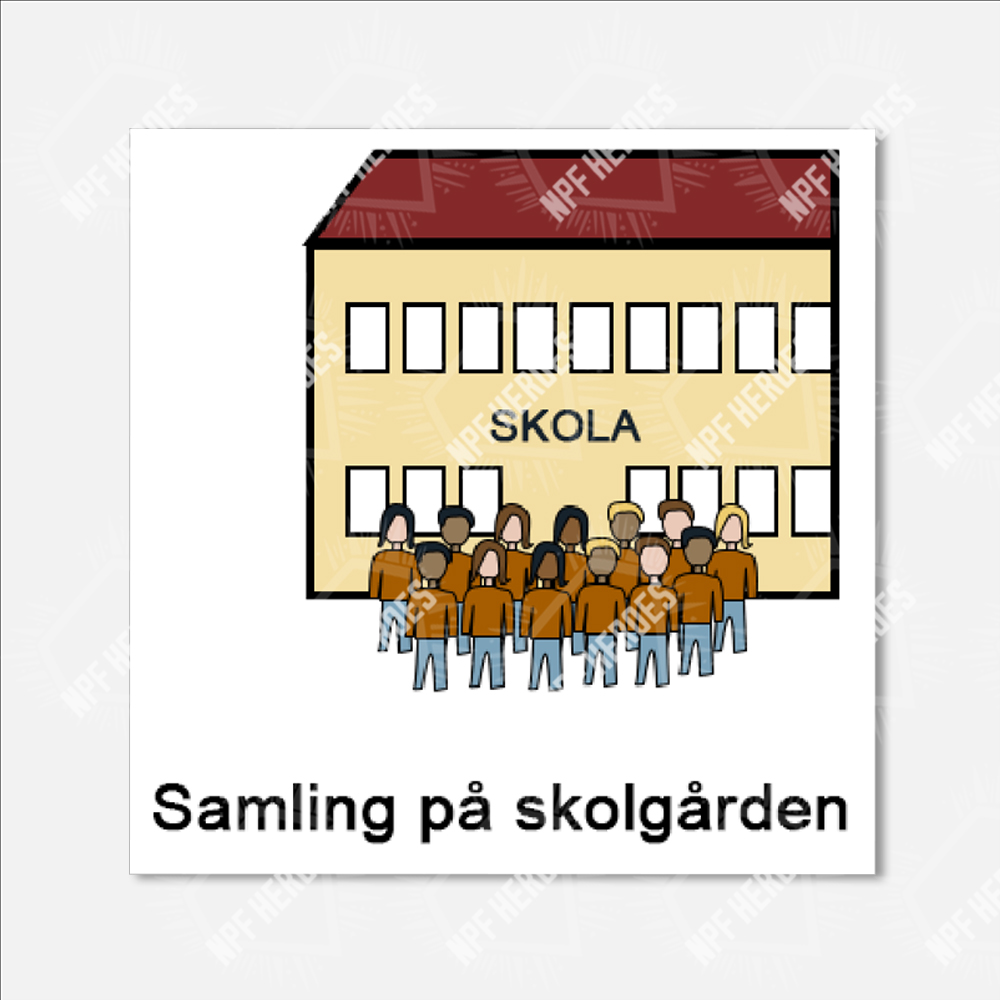 Bildstödsbilder Skola/Förskola, 3x3 cm - 28