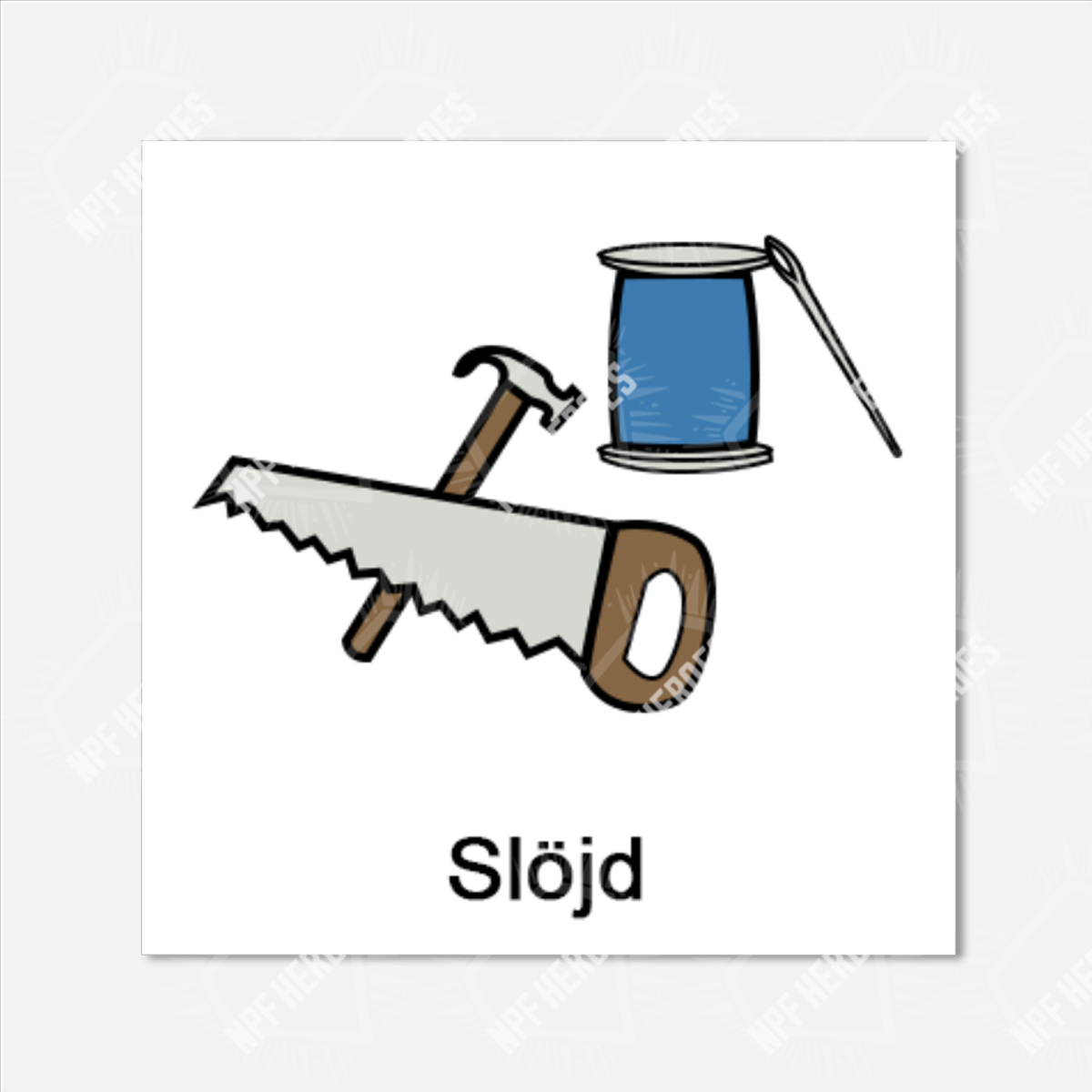 Bildstödsbilder Skolämnen, 3x3 cm - 33