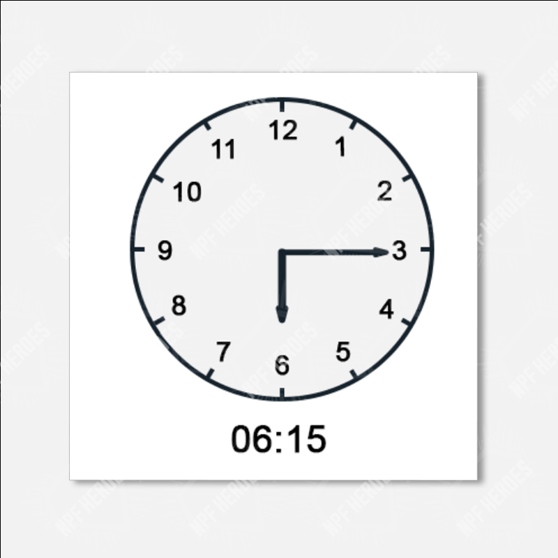 Exempelklocka 06:15