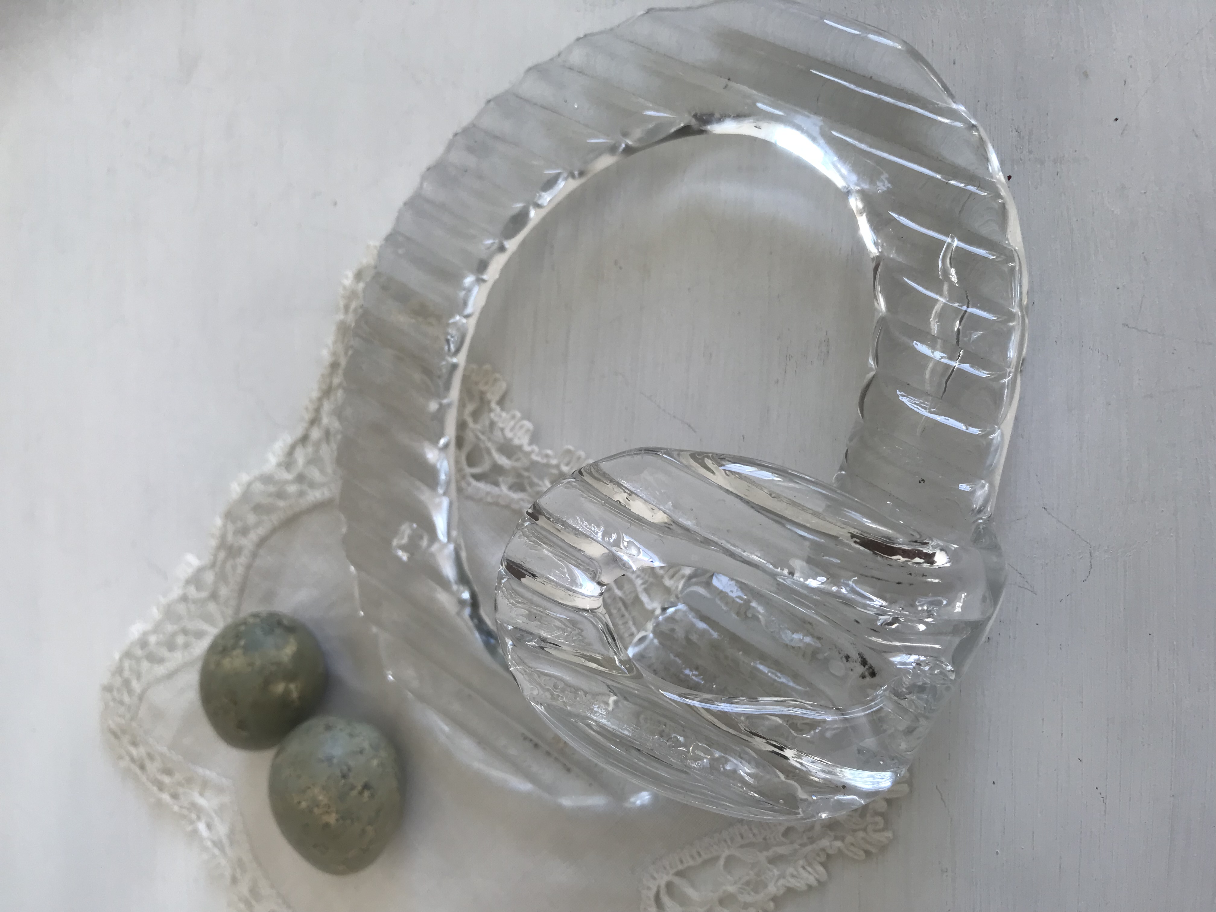 VÄGGKROK/HÄNGARE AV GLAS