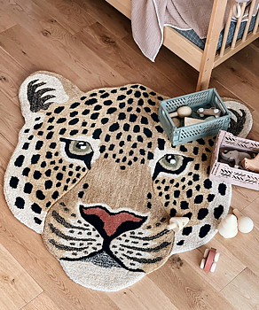 Matta Leopard Huvud, L