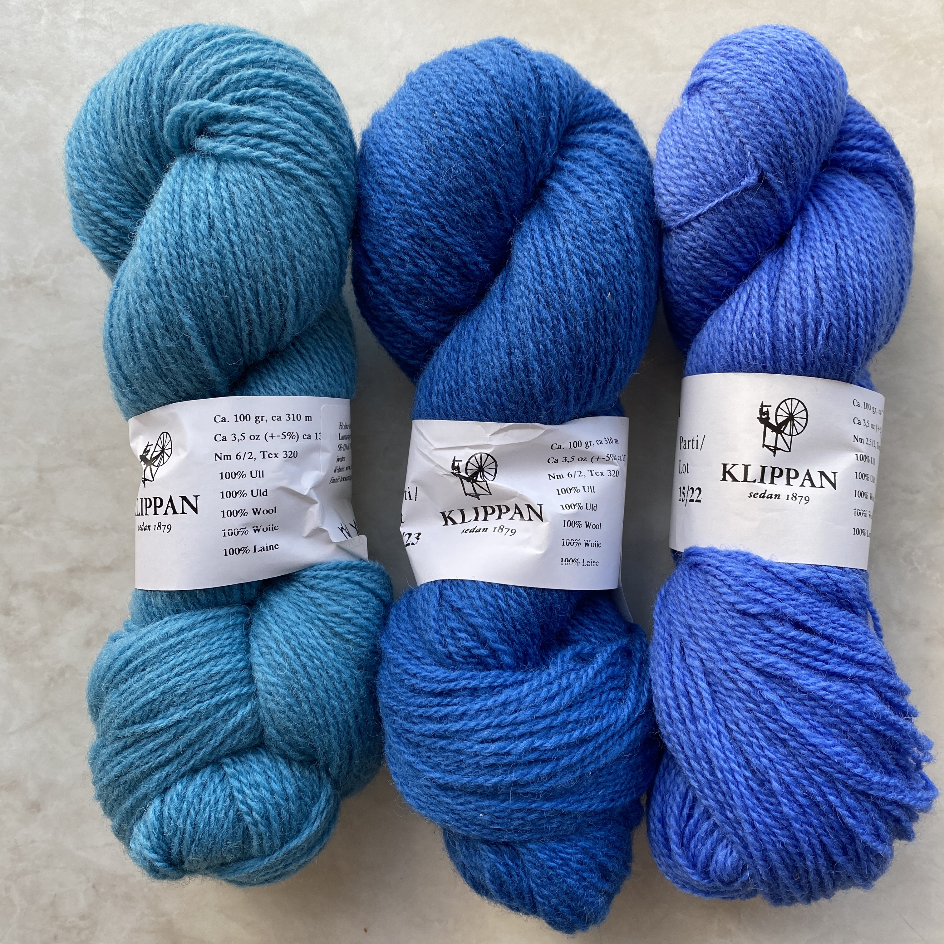Färgkarta Tuna, Klippan 2-trådig ull 310m/100g - 7