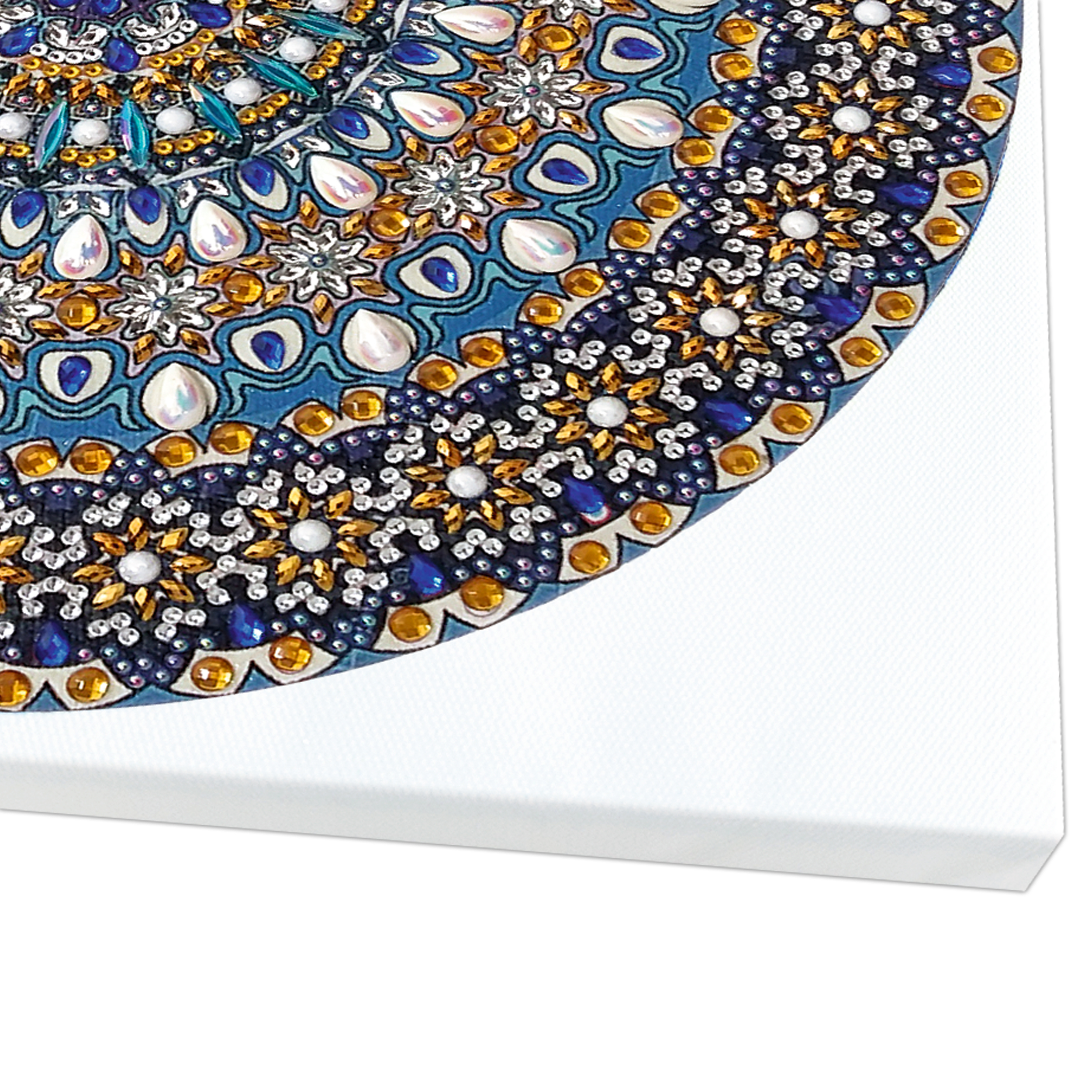 Diamond Painting - Mandala -Blå - 2