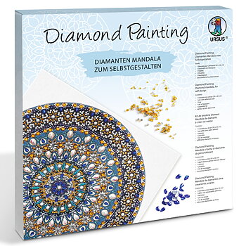 Diamond Painting - Mandala -Blå