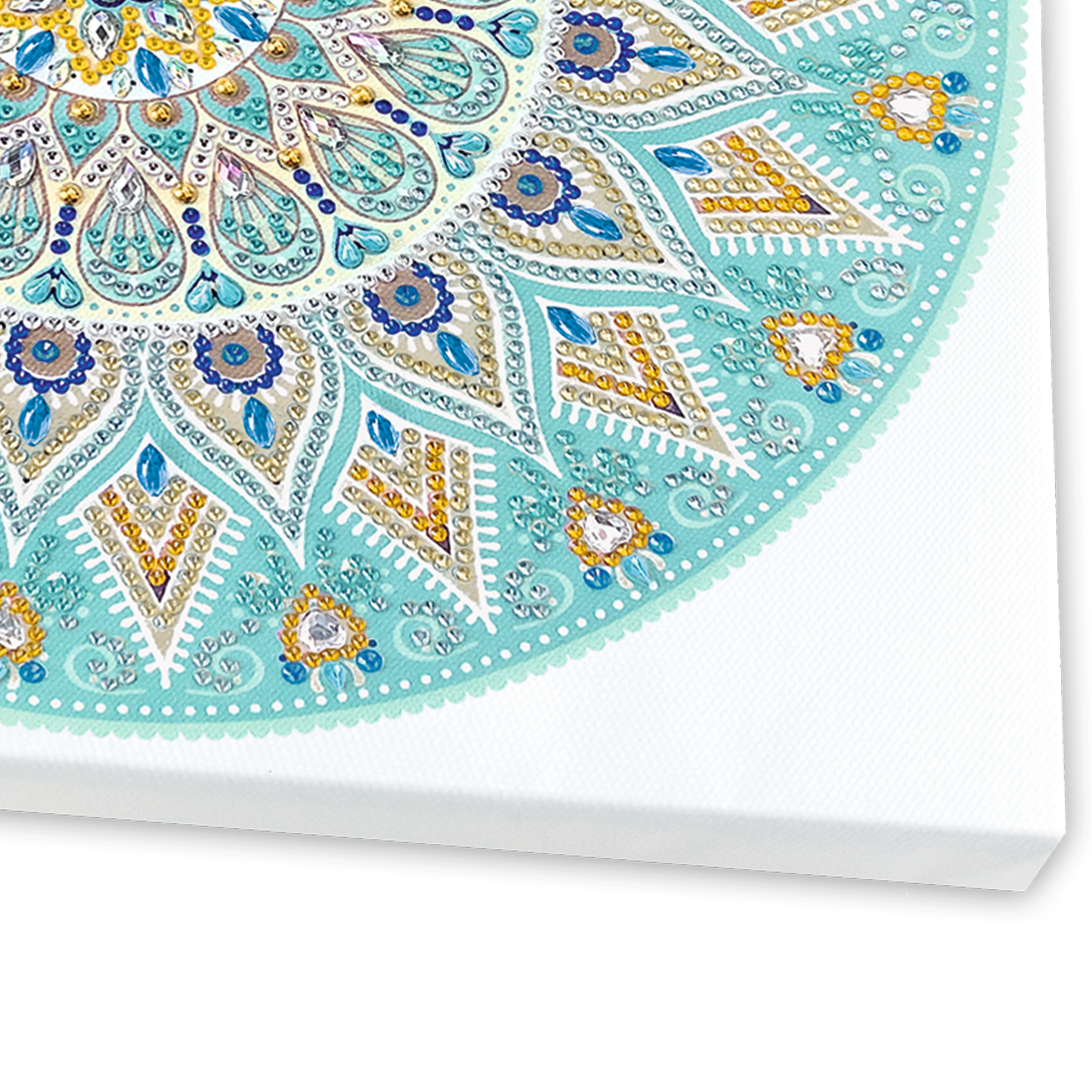 Diamond Painting - Mandala -Turkos - 3
