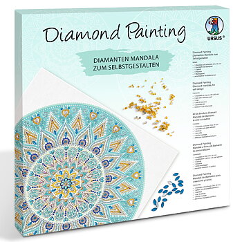 Diamond Painting - Mandala -Turkos