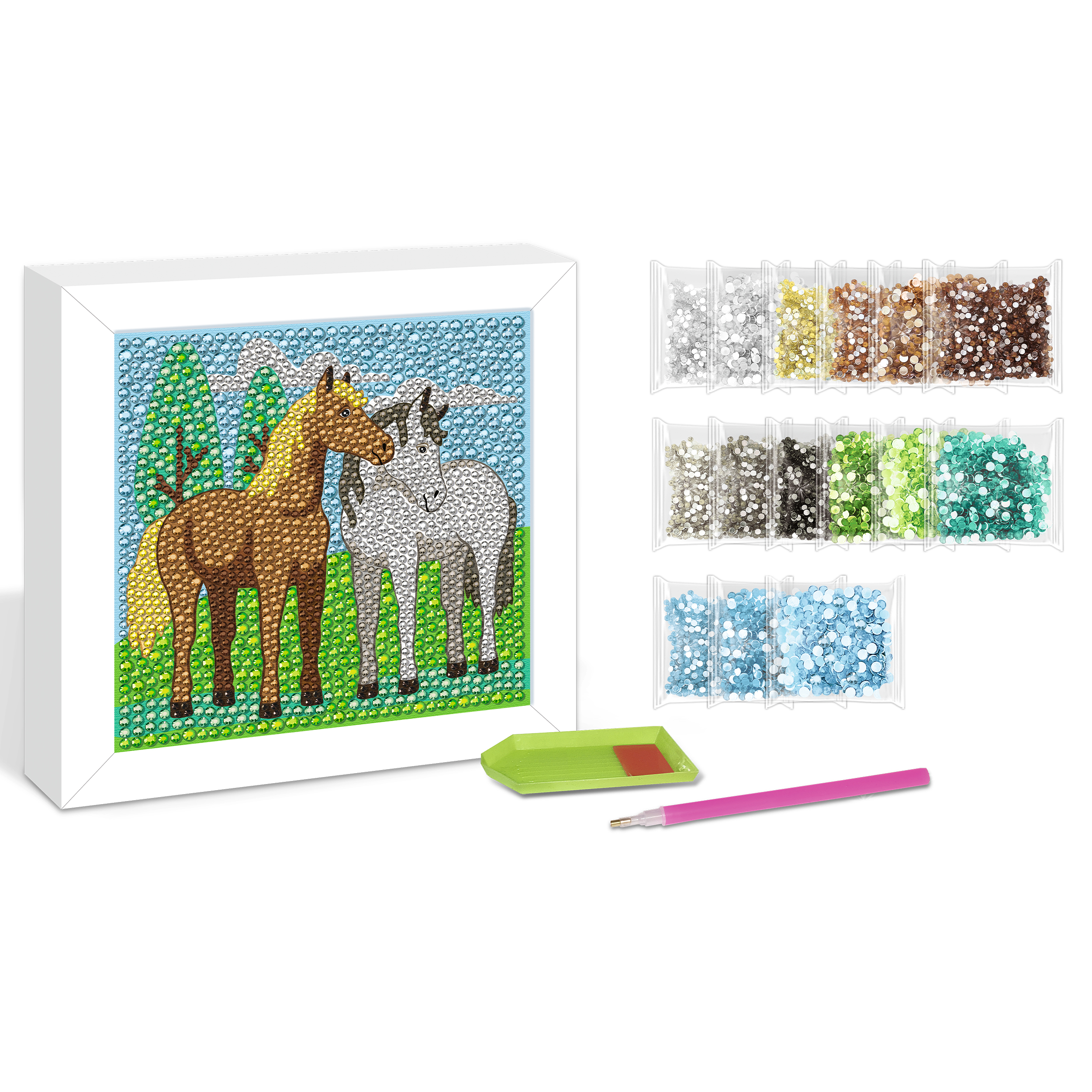 Diamond Painting - Hästar - 3