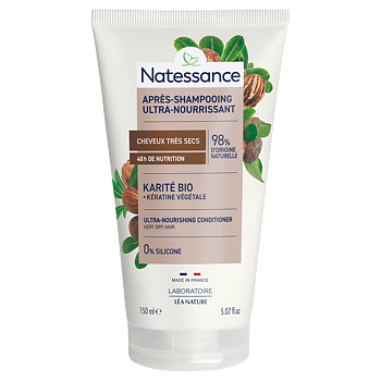 Natessance Ultra Nourishing Conditioner - Shea & Plant Keratin, 150 ml