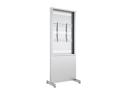 M Pro Series Enclosure 55” Totem Covered Wheelbase White