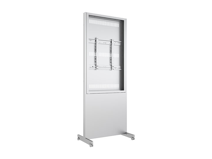 M Pro Series Enclosure 55” Totem Covered Wheelbase White